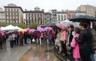 La Plaza del Castillo de Pamplona acogió este sábado 21 de octubre de 2017 el acto organizado por Saray.