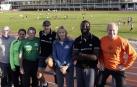 Los entrenadores de máximo nivel del atletismo navarro, juntos en Larrabide