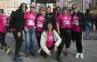 Imágenes de la Carrera contra el cáncer de mama, celebrada este domingo en Pamplona.