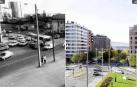 Vista de Pío XII en 1983 y 2017.