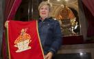 Carmen Goldáraz, bordadora de los paños para San Fermín