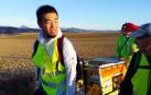 Voluntarios japoneses limpian el Camino de Santiago en Navarra
