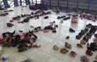 La villa olímpica de Atenas, convertida en almacén para refugiados