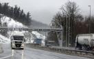 Los transportistas temen un peaje en la N-121-A tras el previsto en Etxegarate