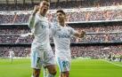 Cristiano Ronaldo celebra su quinto Balón de Oro con un doblete al Sevilla