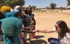 La navarra María Salsamendi, con los refugiados en Chad