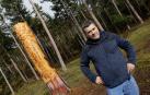 Mikel Lasarte, conciencia medioambiental a golpe de motosierra