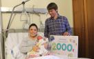 Una niña nacida en el Hospital de Tudela, la primera navarra de 2018