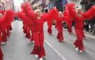 Grupo de danzas de Tudela en el desfile de Carnaval