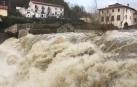 Crecida del río en Trinidad de Arre