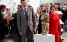 Los Reyes han llegado este jueves a Ifema para la inauguración de la feria ArcoMadrid '18 en su tradicional visita que, en esta ocasión, estaba marcada por la retirada de una obra de la galería Helga de Alvear.