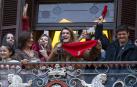 Recepción oficial a Amaia en el Ayuntamiento de Pamplona