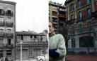 La calle Ansoleaga de Pamplona en 1962 y en la actualidad.