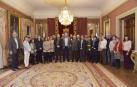 Recepción municipal a los participantes en el  último pleno de Euskaltzaindia