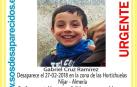Madre del niño desaparecido en Níjar: "Es muy responsable, no es de hacer trastadas"