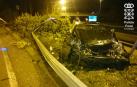 Denunciado un conductor ebrio en Berrioplano por provocar un herido al salirse de la vía