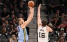 Marc Gasol no evita la decimocuarta derrota seguida de Memphis ante un discreto Pau
