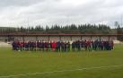 Minuto de silencio por Fermín Ezcurra en Tajonar.