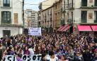 Imágenes de la marcha convocada por la plataforma 8m de la Ribera.