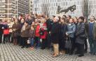 Concentración de la Asociación Navarra de Víctimas del Terrorismo en Pamplona
