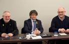 Puigdemont reúne a su grupo parlamentario en Bruselas para analizar escenarios