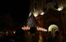 La imagen salió este viernes 16 de marzo de la iglesia de San Lorenzo y recorrió el tradicional tryecto hasta la seo pamplonesa.