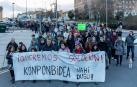 Medio millar de vecinos piden una conexión peatonal en Orkoien