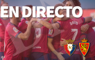 Osasuna-Zaragoza, en directo