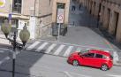 La cámara de la zona peatonal de Tudela 'caza' a 40 vehículos en un día