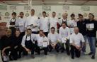 Acto de entrega de premios de la Semana del Pincho de Navarra 2018 en la que el primer premio ha sido para El Merca'o, el segundo para el Iruñazarra y el tercero para La Cocina de Alex Múgica.