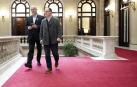JxCat, ERC y la CUP negocian celebrar este jueves la investidura de Turull