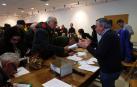 La concentración divide a dueños de parcelas y a agricultores de Ribaforada