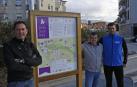 Colectivos de Noáin, unidos por la senda del Dravet