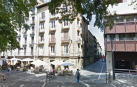 Nuevos adoquines en el Casco Antiguo en recuerdo a los fusilados en Pamplona
