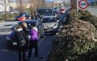 Un herido leve en la PA-30 en Mutilva tras una colisión por alcance