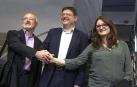 PSPV, Compromís y Podemos trabajarán para gobernar en Valencia