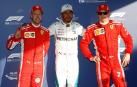 Hamilton consigue la primera pole del año y Sainz y Alonso saldrán noveno y décimo