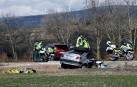 Mueren dos vecinos de Pamplona y Andoain en un accidente en Soria
