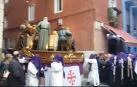 "La Última cena" en la procesión de Viernes Santo de Pamplona