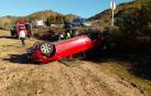 Trasladado al CHN tras sufrir un accidente en la NA-134 a la altura de Azagra