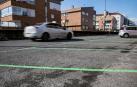 El estreno de la nueva zona verde en Barañáin