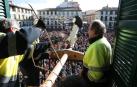 Una multitudinaria quema del Volatín en Tudela recuerda al joven fallecido en 2017