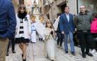 La niña Ariadna Munilla emocionó el domingo 1 de abril los vecinos de Tudela con el tradicional acto, presenciado por miles de personas en la plaza de los Fueros de la capital ribera.
