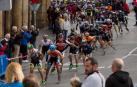 Pamplona estrena maratón de patinaje