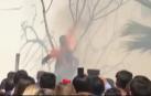 Polémica en Coripe por linchar un muñeco con la apariencia de Ana Julia