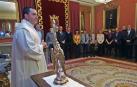 El Ayuntamiento de Pamplona recibe al Ángel de Aralar en el año santo jubilar