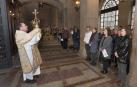 El Ángel de Aralar visita el Palacio de Navarra