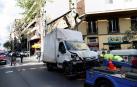 Siete personas heridas tras ser atropelladas por un camión sin frenos en Barcelona