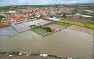 El Ebro se estabiliza en Tudela, mientras el pico de la crecida se traslada hacia Buñuel