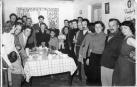 Mi abuelo Julio Antunez y sus hijos y nietos .el regordete soy yo en brazos de mi madre.